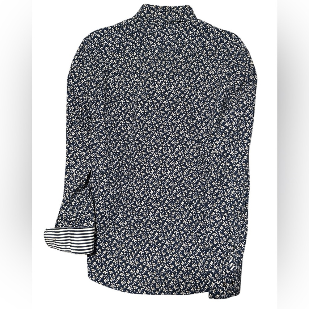 Men’s Denim & Flower Floral Shirt - Picture 3 of 10